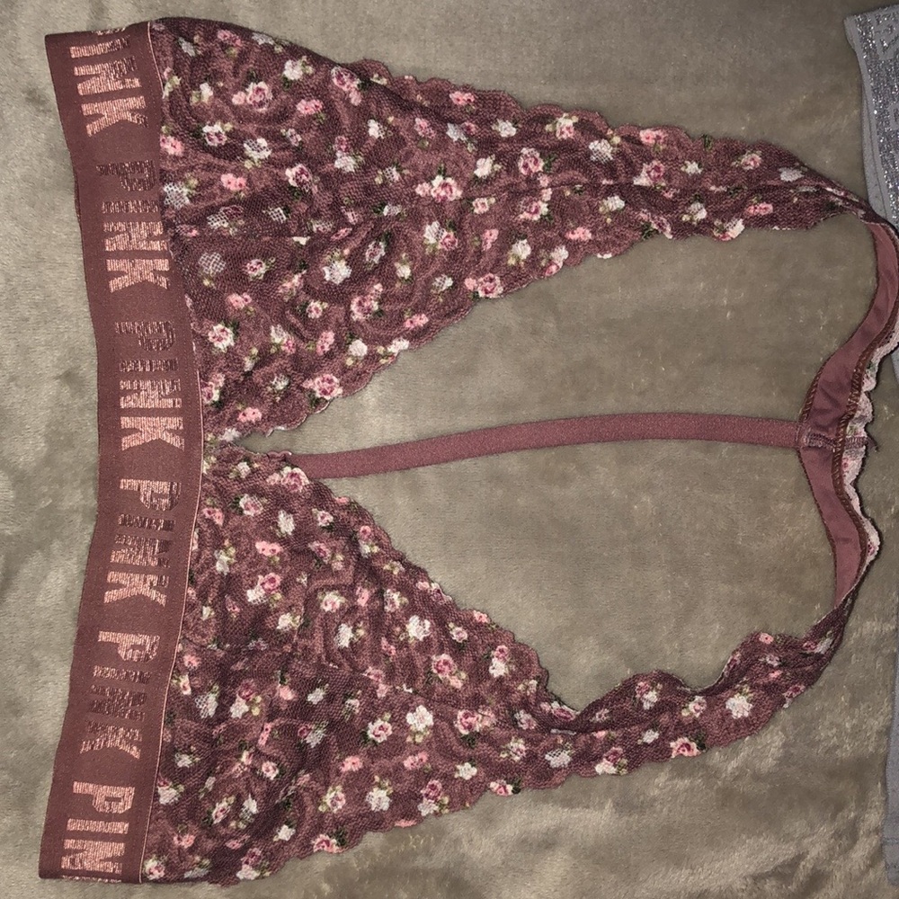 PINK floral bralette ❌SOLD❌